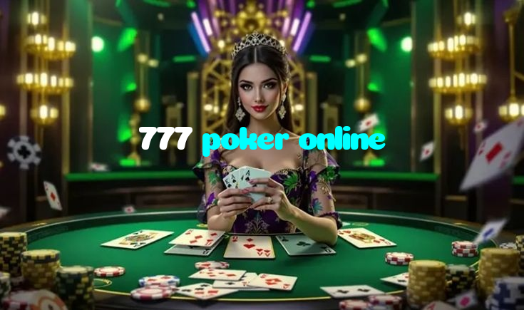 777 poker online casino presented on mobile device in Pakistan with slots and live games